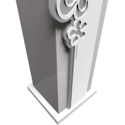 Portaombrelli moderno legno colore bianco grigio