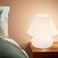 Prato tl1 big ideal lux abat jour camera da letto moderna vetro bianco