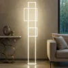 Pt dowel ondaluce lampada da terra led moderna