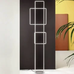 Pt dowel ondaluce lampada da terra led moderna
