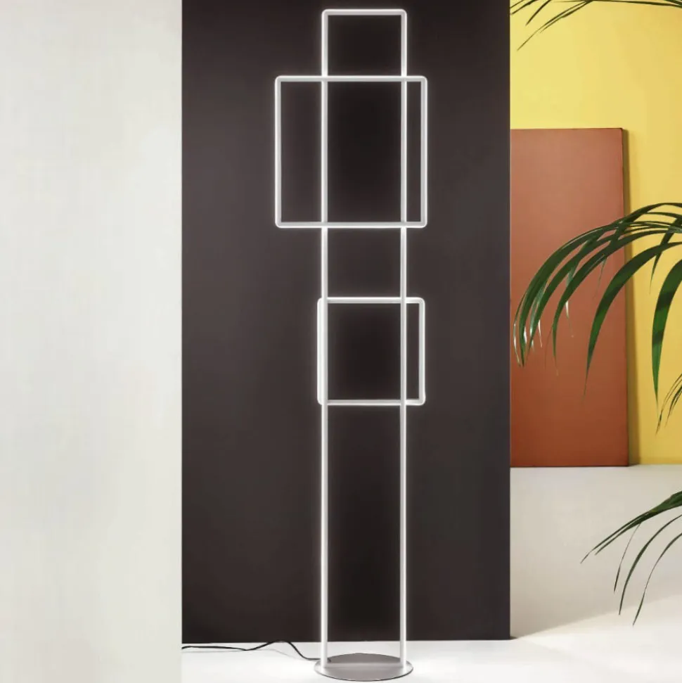 Pt dowel ondaluce lampada da terra led moderna