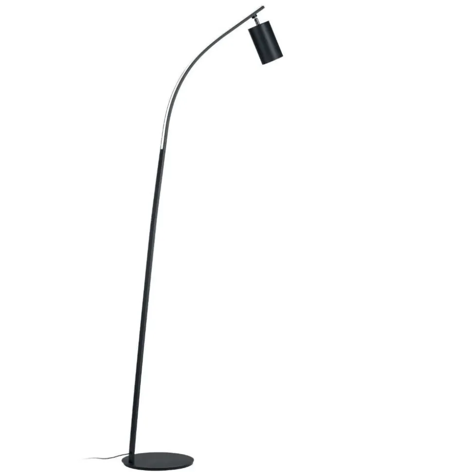 Pt murga ondaluce piantana nera doppia illuminazione led 3000k