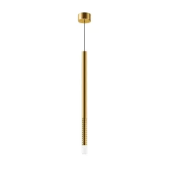 Puccini linea light lampada a sospensione 50cm led 2w 3000k ottone ca108dhgwdi