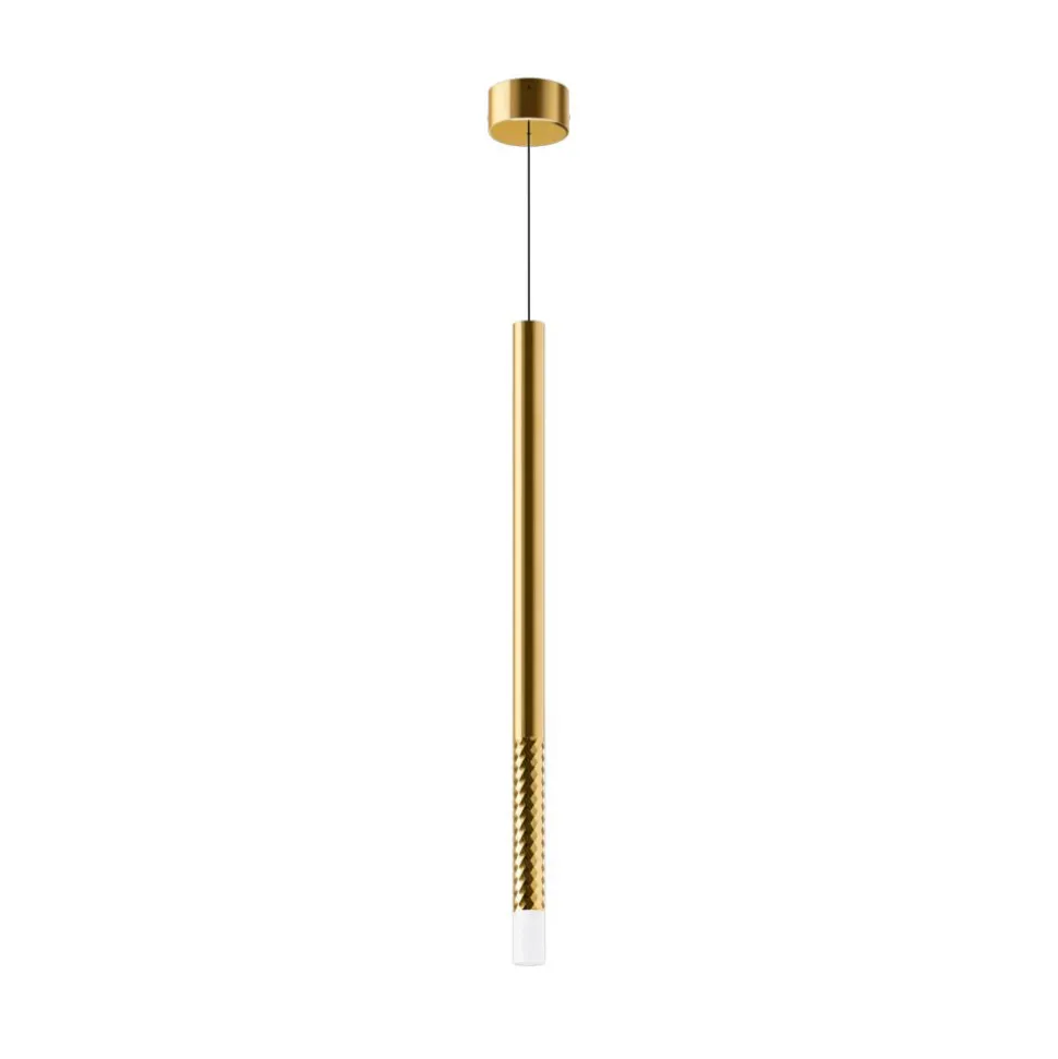 Puccini linea light lampada a sospensione 50cm led 2w 3000k ottone ca108dhgwdi