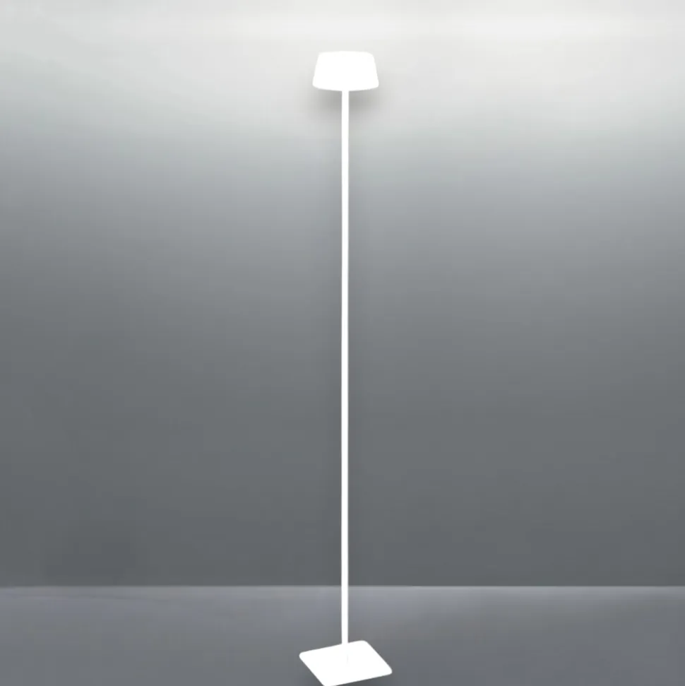 Pure pt ideal lux piantana da esterno led bianca