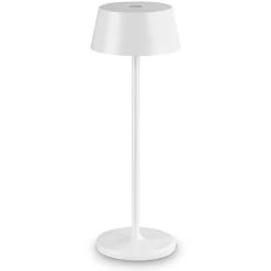 Pure tl ideal lux lampada da tavolino bianca da esterno ricaricabile led 3000k
