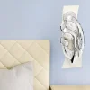 Quadretto camera da letto sacra famiglia 16x6 avorio argento
