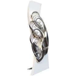 Quadretto camera da letto sacra famiglia 16x6 avorio argento