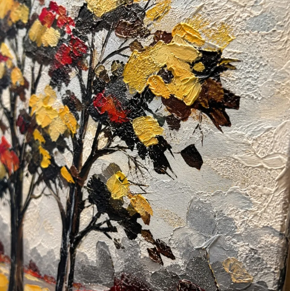 Quadri astratti 60x90 alberi di amore tele decorate per soggiorno