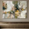 Quadri astratti 60x90 moderni verticali echi di visione decorati
