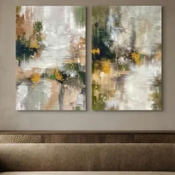 Quadri astratti 60x90 moderni verticali echi di visione decorati