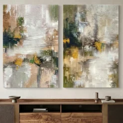 Quadri astratti 50x70 verticali moderni tele decorate per soggiorno