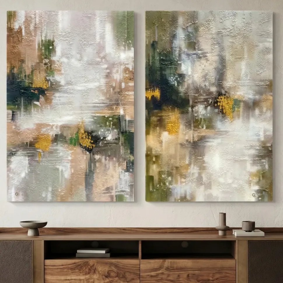 Quadri astratti 50x70 verticali moderni tele decorate per soggiorno