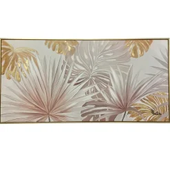 Quadro moderno dolce foresta 120x60 cornice oro per soggiorno