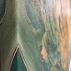 Quadro moderno vortice multicolor 77x143 stampa con decoro a rilievo