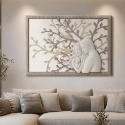 Quadro per soggiorno moderno 70x48 rovere bongelli preziosi