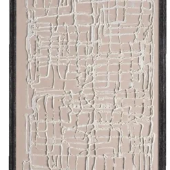 Quadro verticale astratto moderno decorato con cornice 60x120