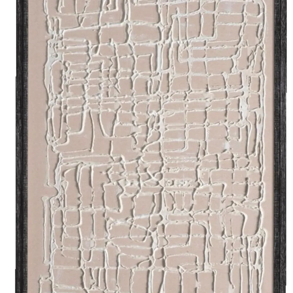 Quadro verticale astratto moderno decorato con cornice 60x120