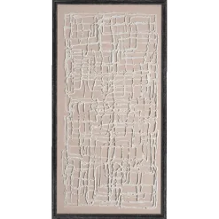 Quadro verticale astratto moderno decorato con cornice 60x120