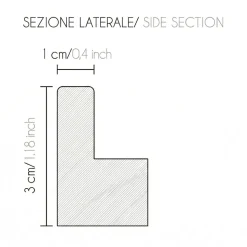Quadro verticale donna intensa 80x120 in resina decoro cornice oro
