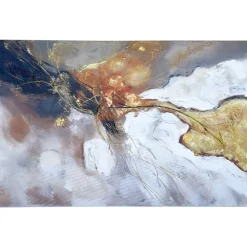 Quadro 100x150 cm astratto moderno dipinto su tela materico