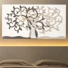 Quadro capezzale bongelli preziosi 80x43 sacra famiglia nocciola