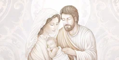 Quadro capoletto sacra famiglia 120x70 capezzale