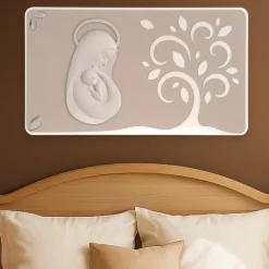 Quadro per camera da letto capezzale 105x60 nocciola bongelli preziosi