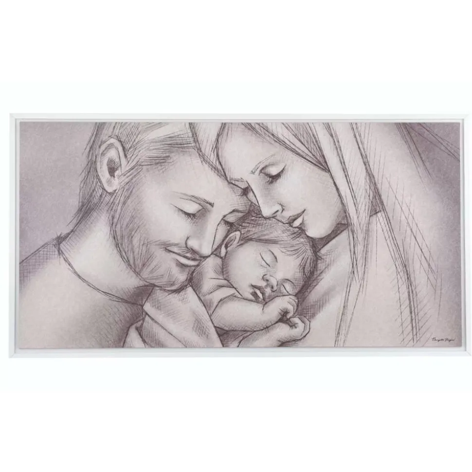 Quadro per camera da letto moderna sacra famiglia bongelli preziosi