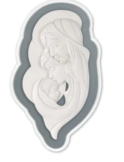 Quadro sacra famiglia capezzale moderno grigio bongelli preziosi