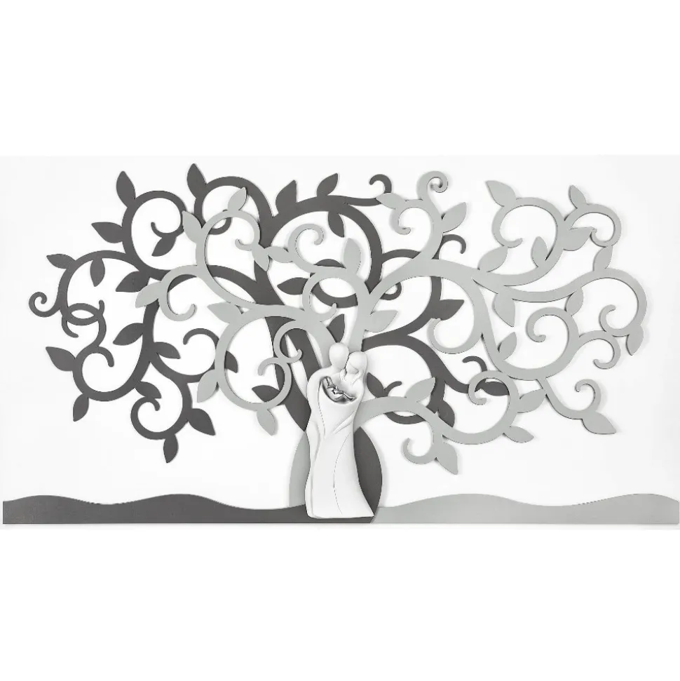 Quadro 110x60 sacra famiglia moderna grigio bongelli preziosi