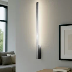 Quad stilnovo applique led 17w 3000k alluminio design moderno per ufficio