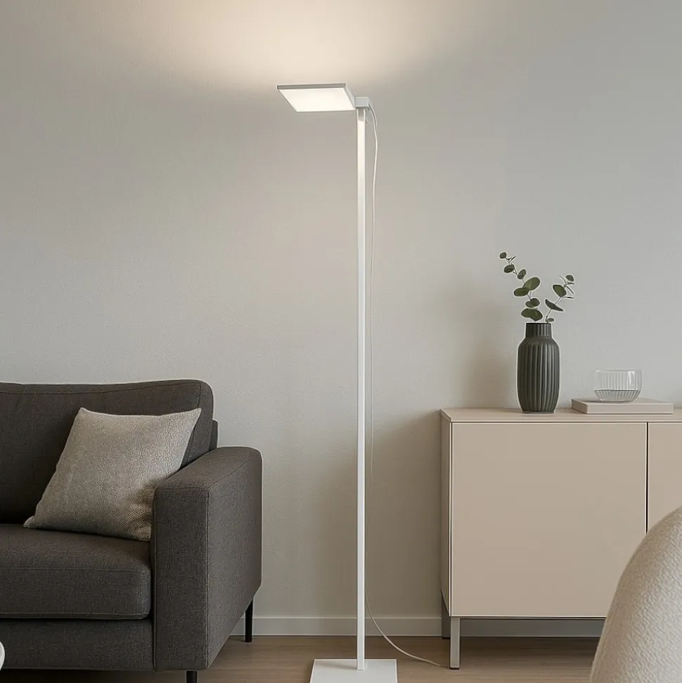 Radiante perenz lampada da terra moderna bianco orientabile led cct
