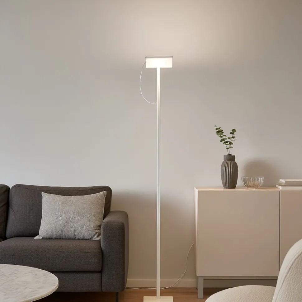 Radiante perenz lampada da terra moderna bianco orientabile led cct