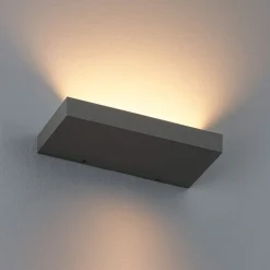 Regolo linea light applique led 3000k antracite mono emissione