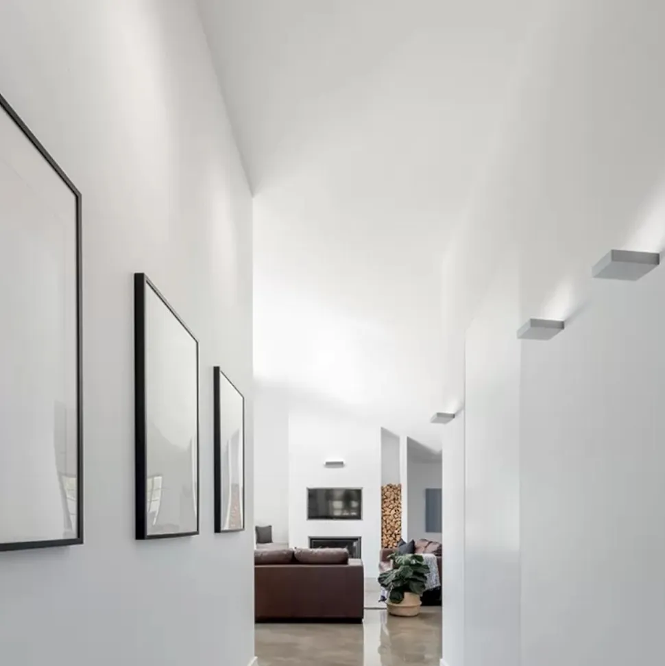 Regolo linea light applique led 24w 3000k alluminio anodizzato