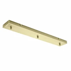 Rosone a binario 3 punti luce ottone metallo gea luce