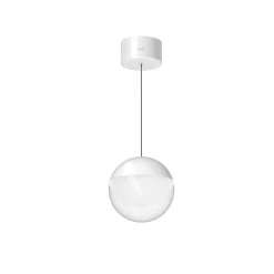 Rossini linea light lampada a sospensione sfera bianca led 3000k