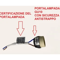 Rotondo faretto metallo bianco da incasso a soffitto isyluce
