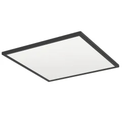Rovito z eglo plafoniera da bagno ip44 nera minimal led rgb 2700k a 6500k