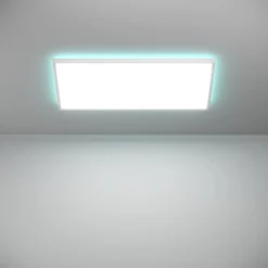 Rovito z eglo plafoniera da bagno rettangolare led rgb 2700k a 6500k ip44