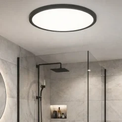 Rovito z eglo plafoniera tonda da bagno moderno led rgb 2700k a 6500k ip44
