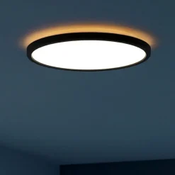 Rovito z eglo plafoniera tonda da bagno moderno led rgb 2700k a 6500k ip44