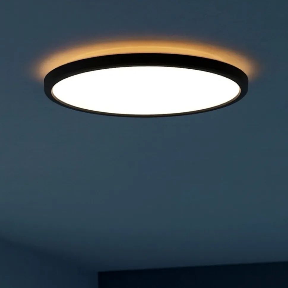 Rovito z eglo plafoniera tonda da bagno moderno led rgb 2700k a 6500k ip44
