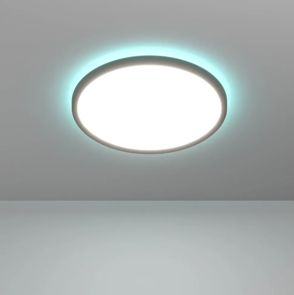 Rovito z eglo plafoniera tonda da bagno moderno led rgb 2700k a 6500k ip44