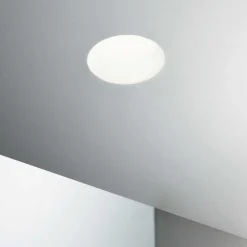 Samba fi round d74 ideal lux faretto di gesso da incasso a soffitto rotondo gu10