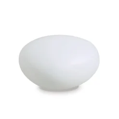 Sasso pt1 d25 lampada da terra per giardino esterno bianca ip44 ideal lux