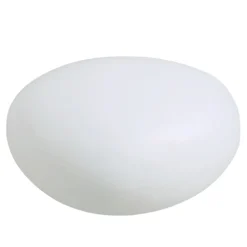 Sasso pt1 ideal lux lampada per giardino sfera bianca