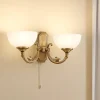 Savoy eglo applique da parete stile classico 2 luci