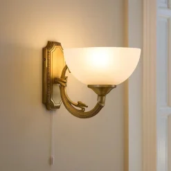 Savoy eglo applique da parete design elegante con portalampada in vetro